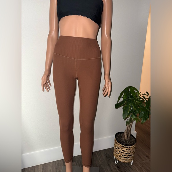 lululemon athletica Pants - Lululemon Athletica Brown Leggings High-Waisted Streamlined